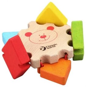 Classic world - Дървена играчка цвете с огледало