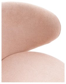 Светлорозово кресло Rush – Marckeric
