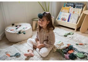 Кремаво памучно детско килимче за игра 120x160 cm Veggie Garden – Lorena Canals