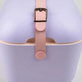 Хладилна чанта Polarbox Pop, 12 литра, AIRPOP полистирол, 5-15C до 24 часа, Лилав/Оранжев