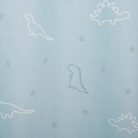 Детска светеща затъмняваща завеса atmosphera Dino Glow, 140x250, Сив
