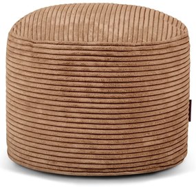 Кафяв пуф от рипсено кадифе Mini – SLOWDOWN