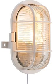 Nordlux - Екстериорен аплик SKOTLAMPE 1xE27/60W/230V IP44 бял