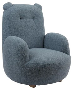 Син детски стол от букле Rocky – Vipack