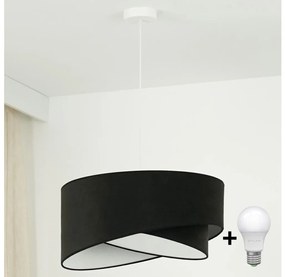 Brilagi - LED Пендел LYRA 1xE27/15W/230V черен/бял