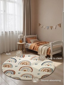 Кремав детски килим ø160 cm Bowie – Hanse Home
