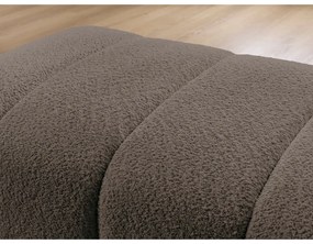 Кафява табуретка от прежда с примки от букле Annecy – Bobochic Paris