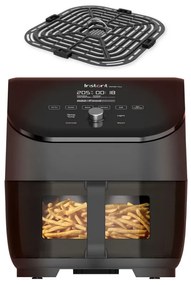 Фритюрник с горещ въздух Instant Pot Vortex Plus Clearcook 140309701, 1700W, 5.7 л, 6 програми, 35-205C, Вътрешно осветление, Черен