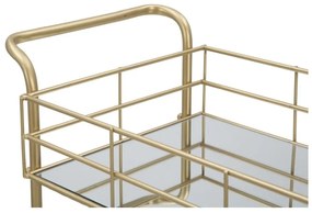 Количка за сервиране на 3 нива със златен дизайн Reo Carrello - Mauro Ferretti