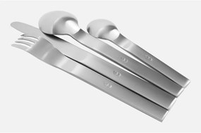 Прибори за хранене от неръждаема стомана в сребрист цвят 24 бр. Boldi – FABINI