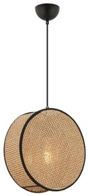 Пендел на кабел BIG DRUM 1xE27/60W/230V кафяв/черен