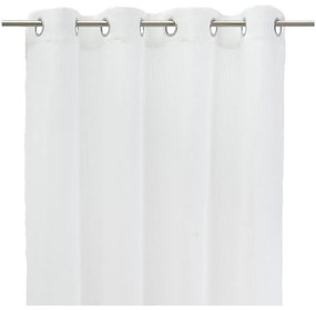 Бяла завеса със смес от лен 140x260 cm Fifties – Casa Selección