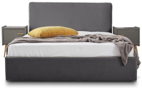 Тапицирано легло Ritz-Gkri-150 x 200-Χωρίς μηχανισμό ανύψωσης