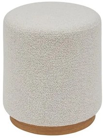 Пуф atmosphera Nesky, Бял, Ø41 см