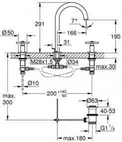 Смесител за мивка Grohe Atrio V-Anthraki