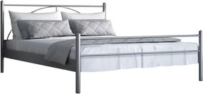 Легло Paolo-90x200-Silver Σφυρίλατο-Χωρίς ποδαρικό