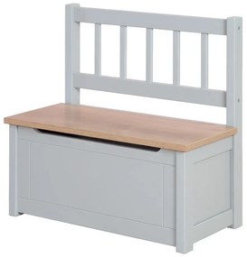 Кафяво-сива детска пейка Woody – Roba