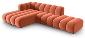 Розов ъглов диван (ляв ъгъл) Lupine – Micadoni Home