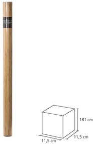 Бамбуков килим в кафяво и цвят горчица 180x250 cm – Casa Selección