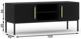 TV шкаф Lazzy-Black