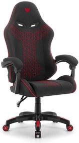 Геймърски стол HC-1008 2.0 с ергономични възглавници - черен и червен