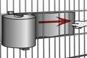 Светлосива лента за ограда 19 cm x 35 m - 1 бр.