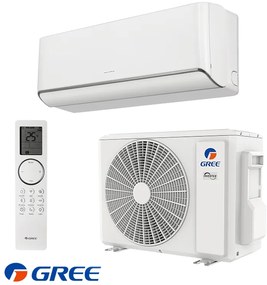 Инверторен климатик Gree Airy GWH18AVDXE-K6DNA1A, 18000 BTU, 35 м2, А+++, Wi-Fi, R-32, Бял