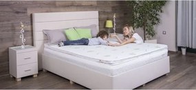 Топ матрак Тед, Aloe Memo Flex, 82x190x5, Среден към мек, Eластична пяна, Мемори пяна