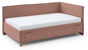 Розово детско легло с място за съхранение 90x200 cm Fun – Meise Möbel
