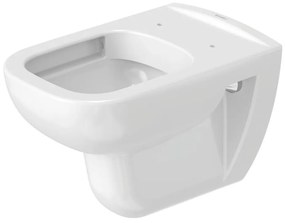 Duravit 25700920002 - Висяща безободкова тоалетна чиния D-CODE керамика/лъскаво бяло