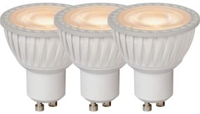 К-кт 3x LED Димируема крушка MR16 GU10/5W/230V 3000K - Lucide 49006/15/31