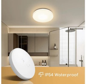 Aigostar - LED Плафон за баня LED/24W/230V 4000K IP54