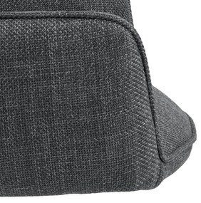 Тъмносиви тапицирани трапезни столове в комплект с подлакътници 2 бр. Glenda – Actona