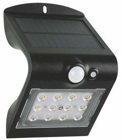 LED соларен стенен фенер с сензор LED/1,5W/3,7V 1200 mAh IP65