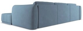 Светлосин ъглов диван (десен ъгъл) Hoku – Makamii
