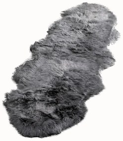 Двойна сива овча кожа, 60 x 240 cm - Native Natural