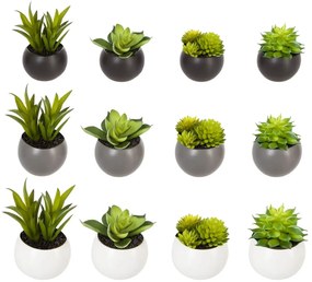 Изкуствено растение atmosphera Succulent, 6 cm, Различни видове