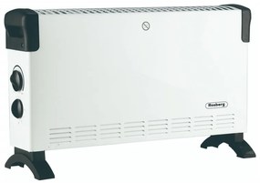 Конвектор за под Rosberg R51974F, 2000W, 3 степени, Автоматично изключване, Защита от прегряване, Термостат, Бял