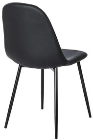 Комплект от 2 черни трапезни стола Lissy - Bonami Essentials