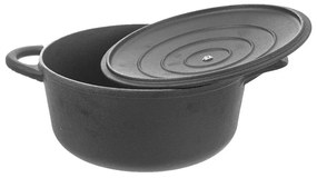 Съд от излято желязо с капак подходящо за индукционен котлон 4 l LITINA – Orion