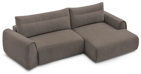 Кафяв ъглов диван Aden – Bobochic Paris