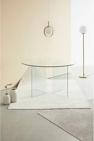 Стъклена кръгла трапезна маса ø 130 cm Iride – Bizzotto