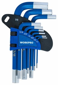 Комплект Гаечни Ключове Workpro 9 Части