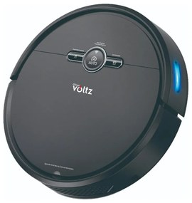 Прахосмукачка робот Oliver Voltz OV51004A, 4400mAh, 600 мл, До 200 m2, Wi-Fi, Tuya Smart, Дистанционно управление, Жироскоп, Черен