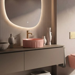 Умивалник за плот DUO Sweet Pink Matt