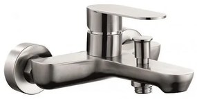 Стенен смесител за вана и душ МАРСИЛИЯ ICF 6066328BS, полиран мат, 19x17.6х9.6см