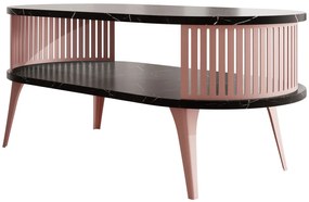 Холна маса Roenni Ember II-Черен мрамор