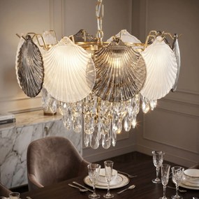 Кристална висяща лампа SWE083-CP 40cm GOLD