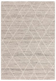 Светлосив вълнен килим 120x170 cm Noah - Asiatic Carpets