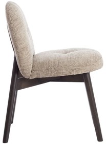 Бежови тапицирани трапезни столове в комплект 2 бр. Sinosa – Light &amp; Living